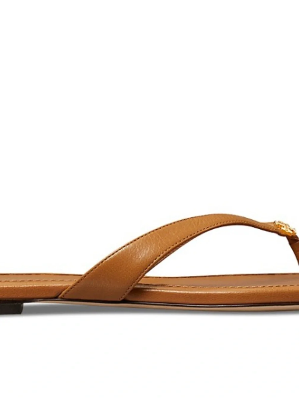 Tory Burch Women's Capri Tan Leather Thong Sandals